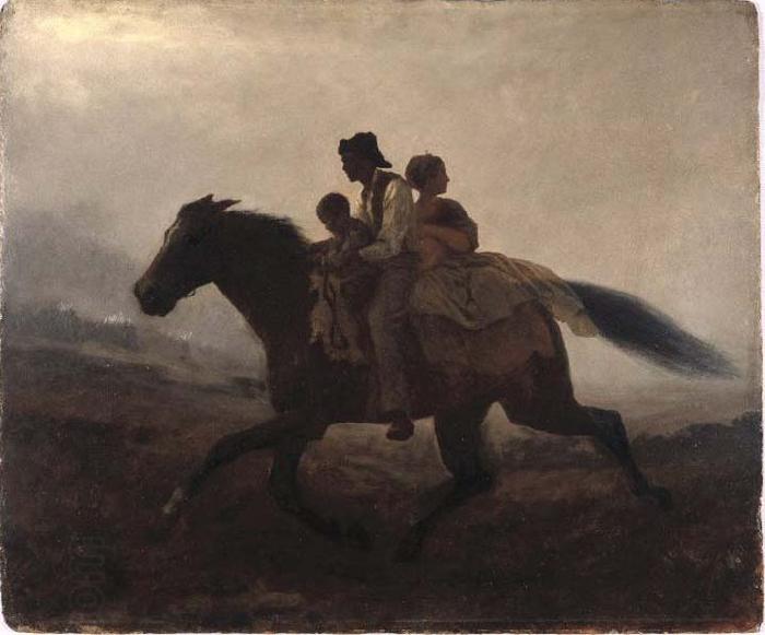Eastman Johnson A Ride for Liberty -- The Fugitive Slaves China oil painting art